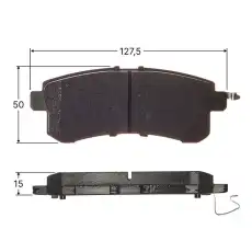 Тормозные колодки дисковые AVANTECH AV0231