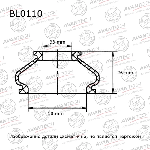 Шаровая опора AVANTECH BL0110