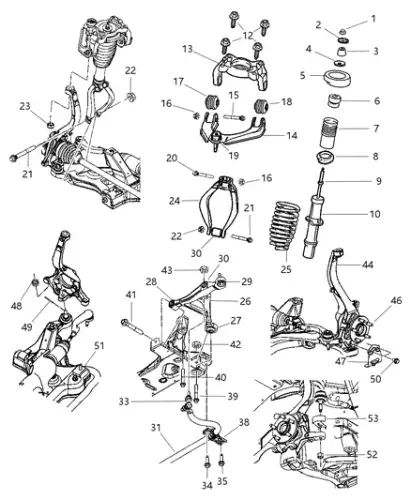 Рычаг подвески MOPAR 04782974AB