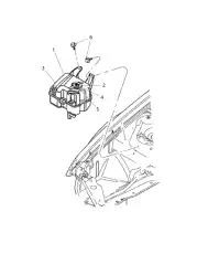 Расширительный бачок MOPAR 4596258AC
