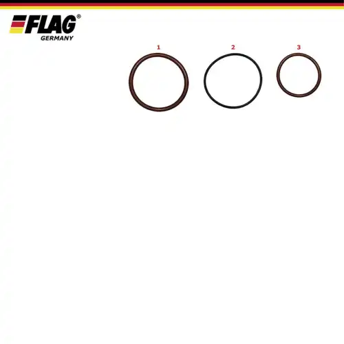 КОМПЛЕКТ УПЛОТНЕНИЙ ФОРСУНКИ 801403 FLAG