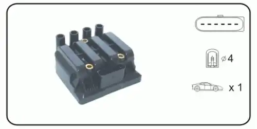 Катушка зажигания JANMOR JM5044