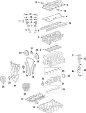 55598573 ЦЕПНАЯ ЗВЕЗДОЧКА РАСПРЕДВАЛА GM