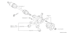 Ступица SUBARU 28473FL020