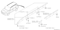  МОЛДИНГ ЛЕВЫЙ ФОРЕСТЕР 07-12 91046SC010 SUBARU