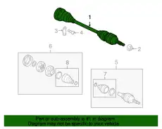 Шрус_Номер 95533202401 PORSCHE