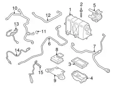 9A110751001 VENT LINE PORSCHE