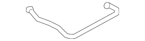 9A110751001 VENT LINE PORSCHE