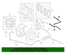 BRAKE HOSE 447 428 45 00 MB