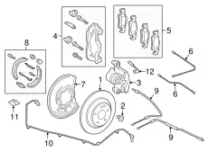 BRAKE HOSE 447 428 45 00 MB