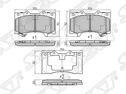 Фильтр масляный SAT ST-D1060-1LB2A