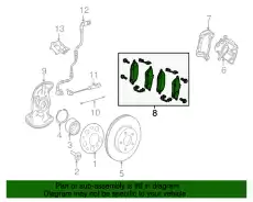 Тормозные колодки дисковые MB 005 420 12 20