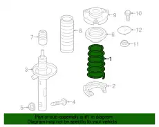 Пружина подвески VAG 5Q0411105HJ