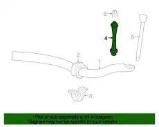Тяга стабилизатора FORD 2L2Z-5K483-AA