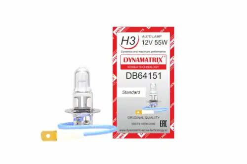 Автолампа галогенная DYNAMAX DB64151 H3