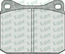 Тормозные колодки дисковые LPR 05P401