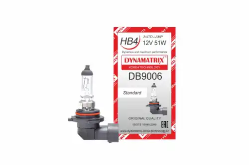 Автолампа галогенная DYNAMAX DB9006 HB4