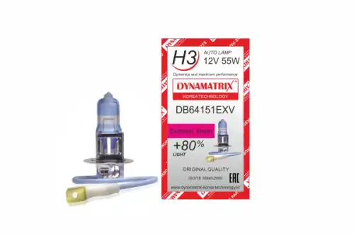 Автолампа галогенная DYNAMAX DB64151EXV H3