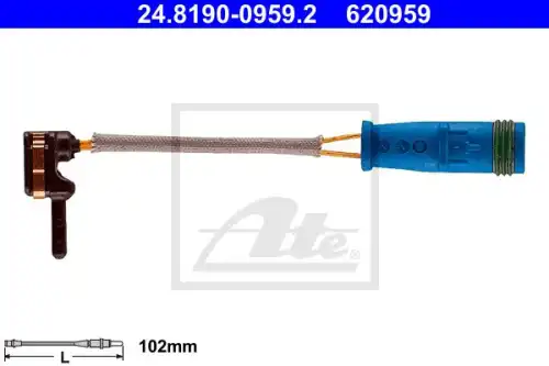 Датчик тормозных колодок ATE 24.8190-0959.2