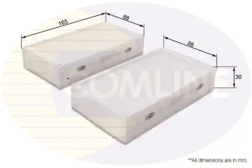 Салонный фильтр COMLINE EKF390-2