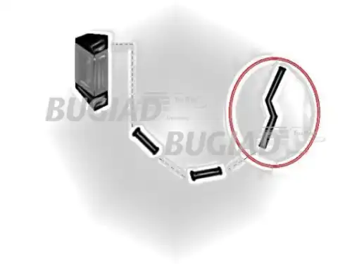 86610 ПАТРУБОК ИНТЕРКУЛЕРА BUGIAD