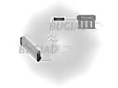 Патрубок интеркулера 82712 BUGIAD