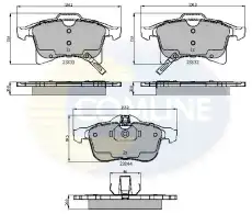 Тормозные колодки дисковые COMLINE CBP31307