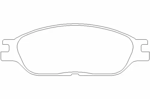 колодки дисковые торм. перед. Ford MDB2303 MINTEX