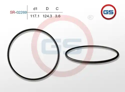 SR-02269 Резиновое кольцо 117.1 3.6 GS