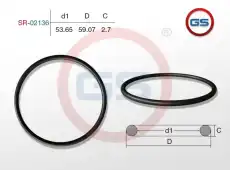 SR-02136 Резиновое кольцо 53.65 2.7 GS