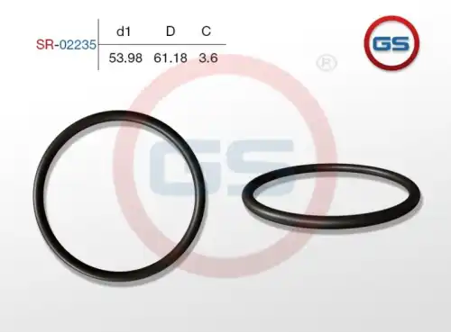 SR-02235 Резиновое кольцо 53.98 3.6 GS