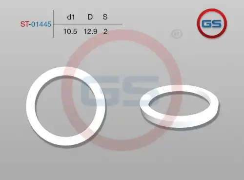 Тефлоновое кольцо 10,5x12,9x2 ST-01445 GS