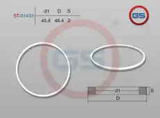  ТЕФЛОНОВОЕ КОЛЬЦО ST-01433 GS