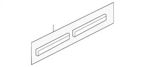 уплотнитель двери / pad-door garnish 877272E000 MOBIS
