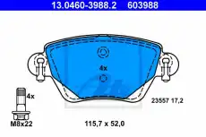 Тормозные колодки дисковые ATE 13.0460-3988.2
