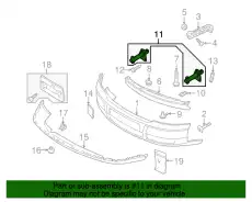 Кронштейн бампера or 8E0807271 VAG
