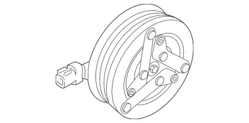 Муфта компрессора кондиционера CV6Z-19D786-A FORD