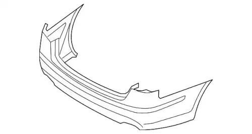 бампер / cover assy-rr bumper 866103M511 MOBIS