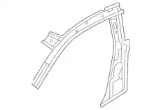 pillar assy-center inner.lh 714012M000 MOBIS