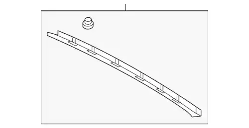 внутренняя панель багажной двери 817602V000 MOBIS