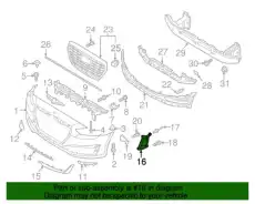 воздуховод бампера лев/duct assy-air cur 86567D2000 MOBIS