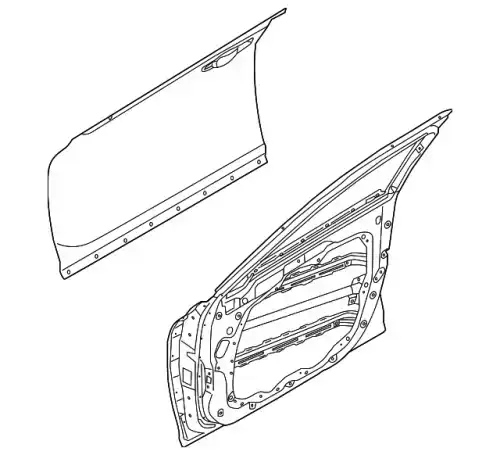 дверь 76004D2000 MOBIS
