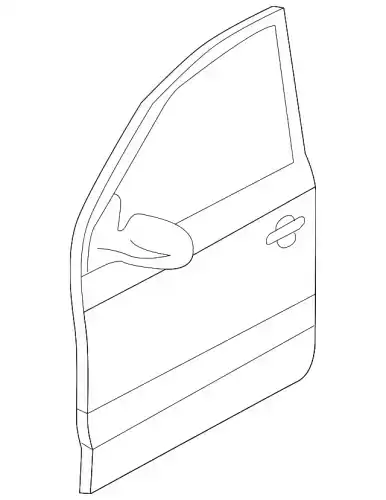 Ручка двери MOBIS 760042S040