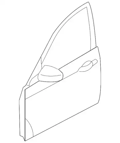 дверь / panel assy-front door.rh 760043N000 MOBIS