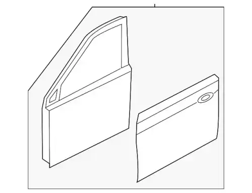 ДВЕРЬ 760032W010 MOBIS