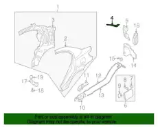 кронштейн панели кузова / extension assy 715511E300 MOBIS