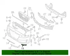 кронштейн перед бампера лев подфарный /b 86553D2000 MOBIS