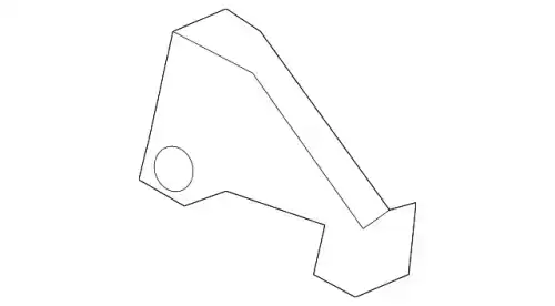 кронштейн/cover-fr bumper blanking.lh 86517D2000 MOBIS