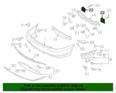 кузовной кронштейн крепления усилителя бампера 86641D2000 MOBIS
