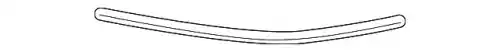 молдинг бампера / moulding-front bumper 865743M500 MOBIS